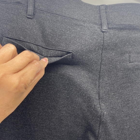 Betabrand black grey wide leg comfortable pants Officewear casual everyday - Picture 7 of 8